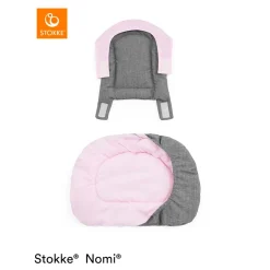 Stokke                    Coussin de chaise haute Nomi    Grey Pink