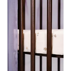 Stokke                    Drap-housse Mini Sleepi    Écru Fleuri