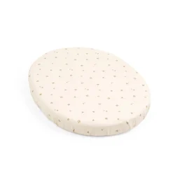 Stokke                    Drap-housse Mini Sleepi    Écru Fleuri