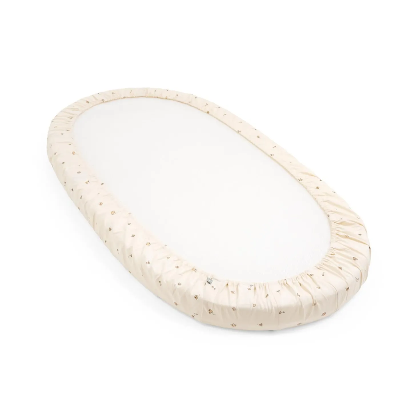Stokke Drap-housse Sleepi Écru Fleuri