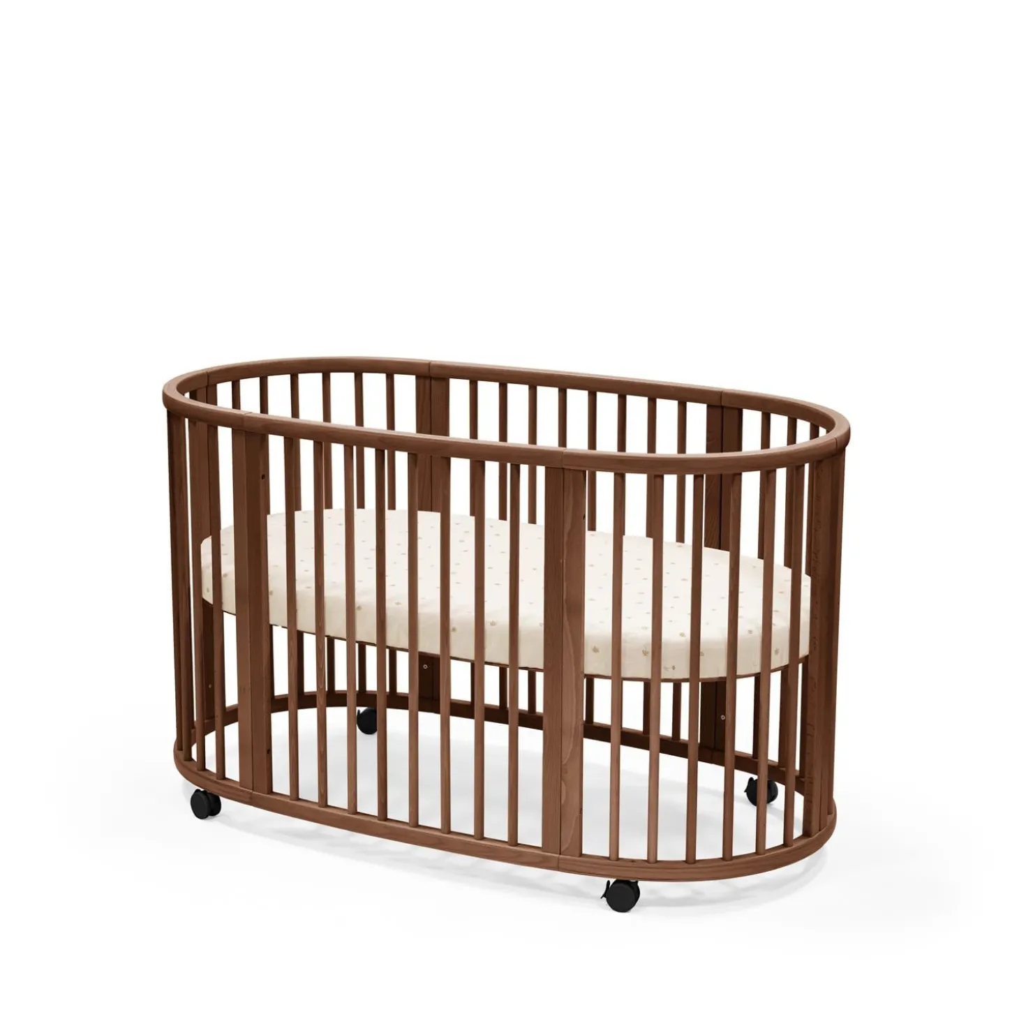 Stokke Drap-housse Sleepi Écru Fleuri