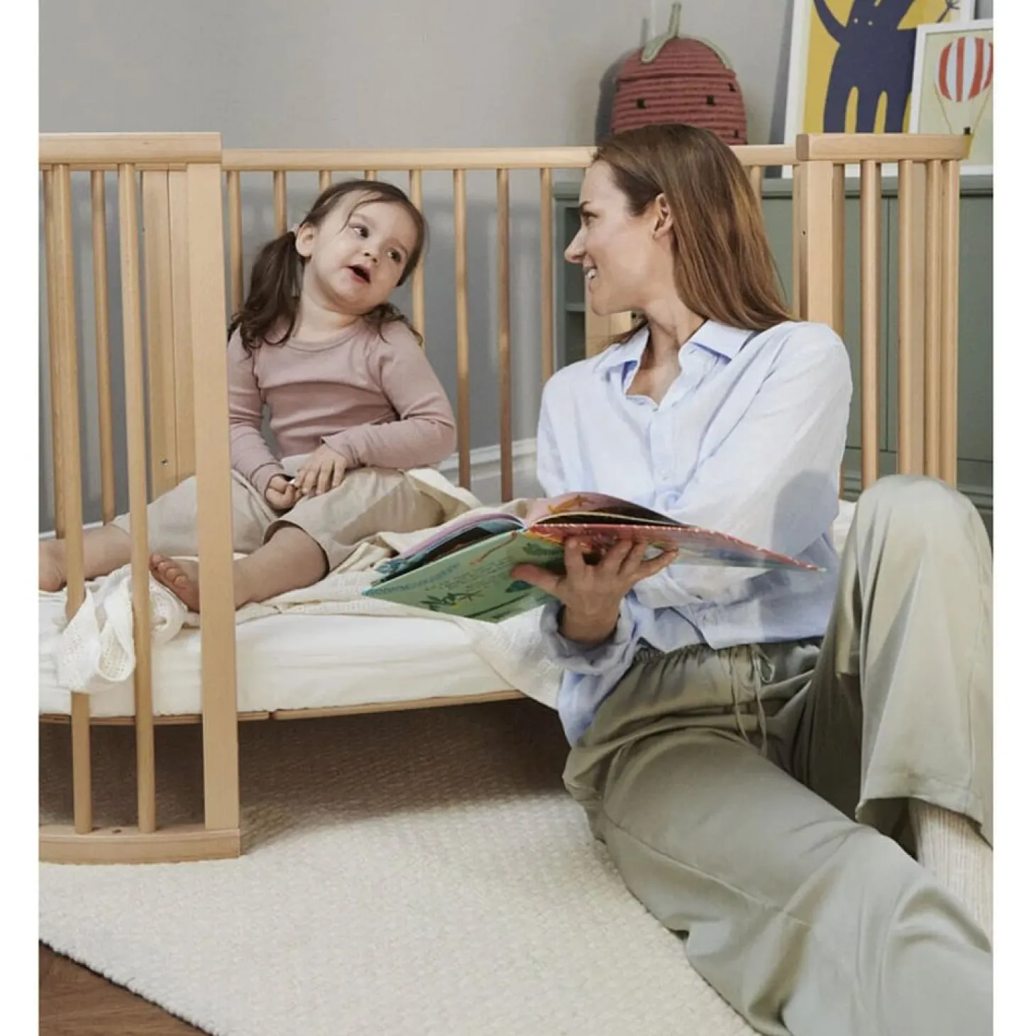 Stokke Lit évolutif Sleepi sans roues Natural