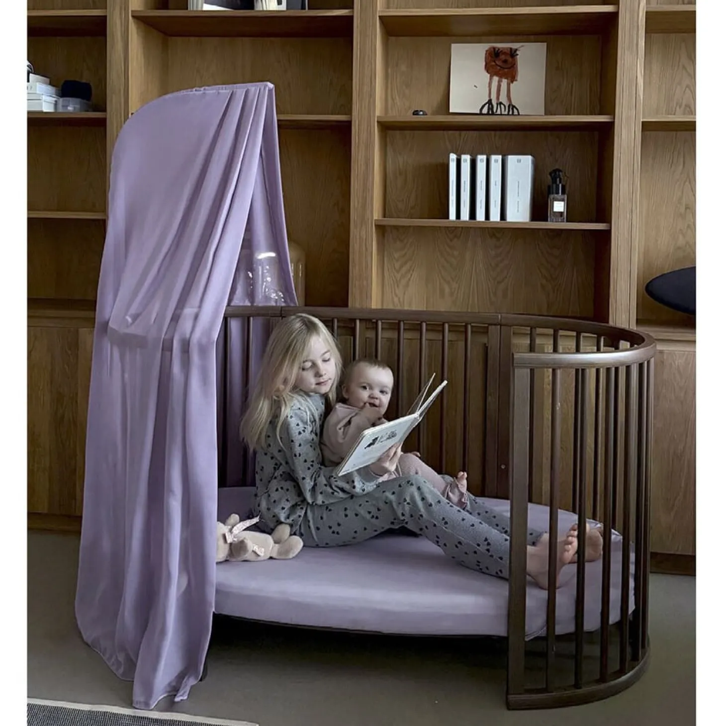Stokke Lit évolutif Sleepi sans roues Warm Brown