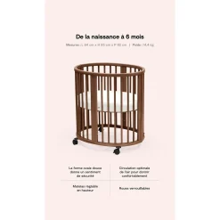 Stokke Mini Berceau Sleepi Brun Chaud