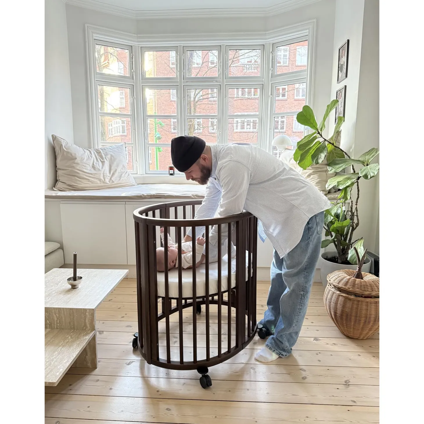 Stokke Mini Berceau Sleepi Brun Chaud