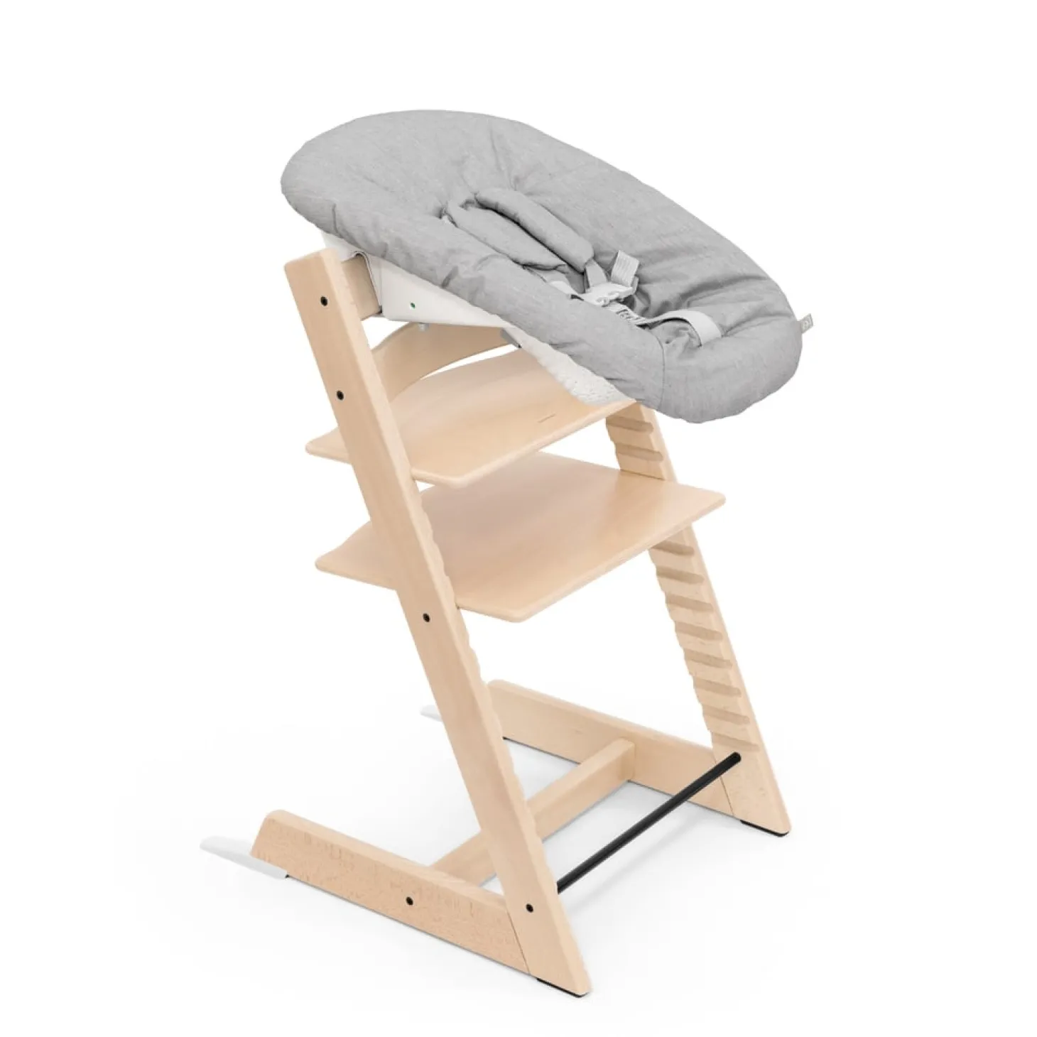 Stokke Pack Chaise haute Tripp Trapp + Baby Set + Newborn set Naturel / Gris