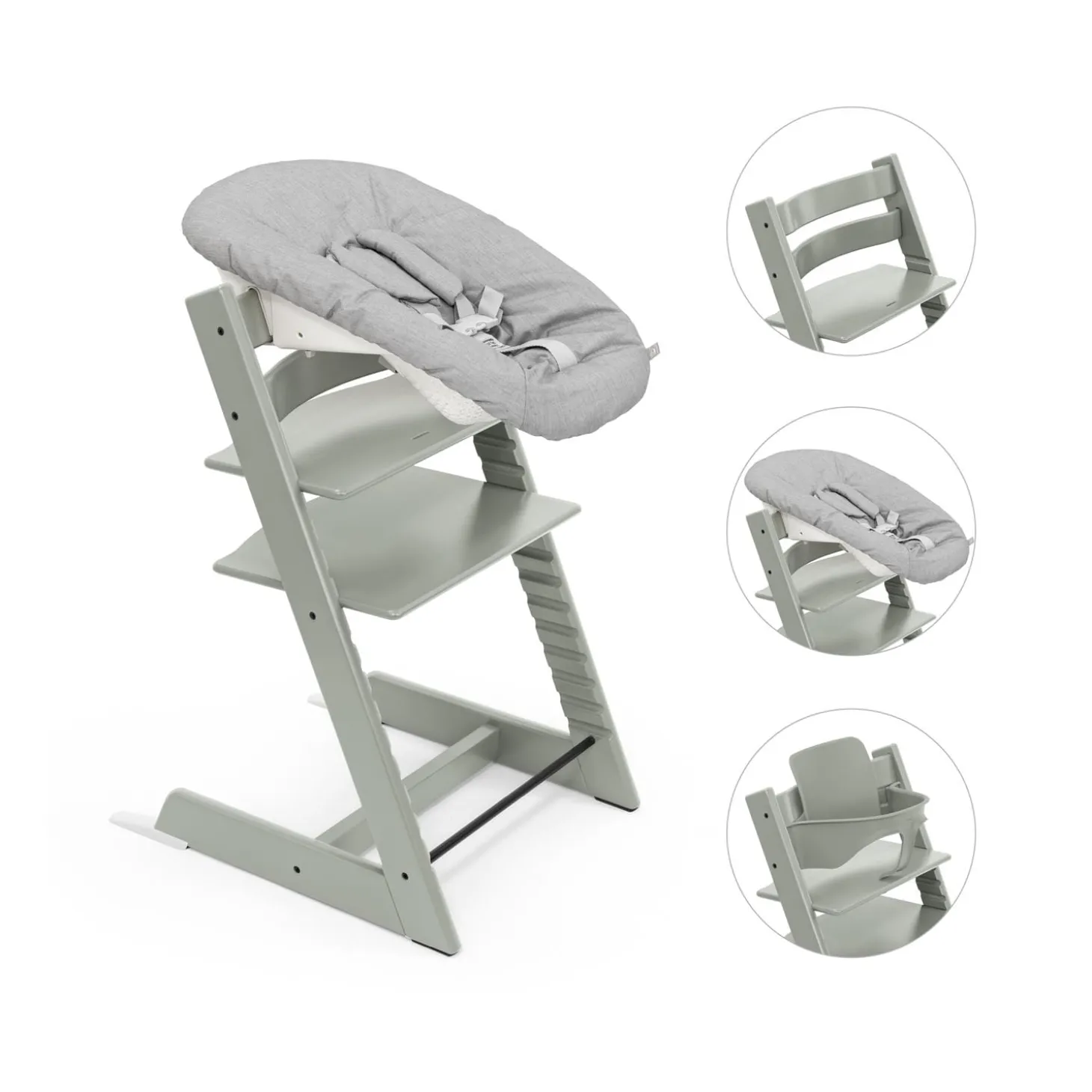 Stokke Pack chaise Tripp Trapp et Newborn set Glacier Green