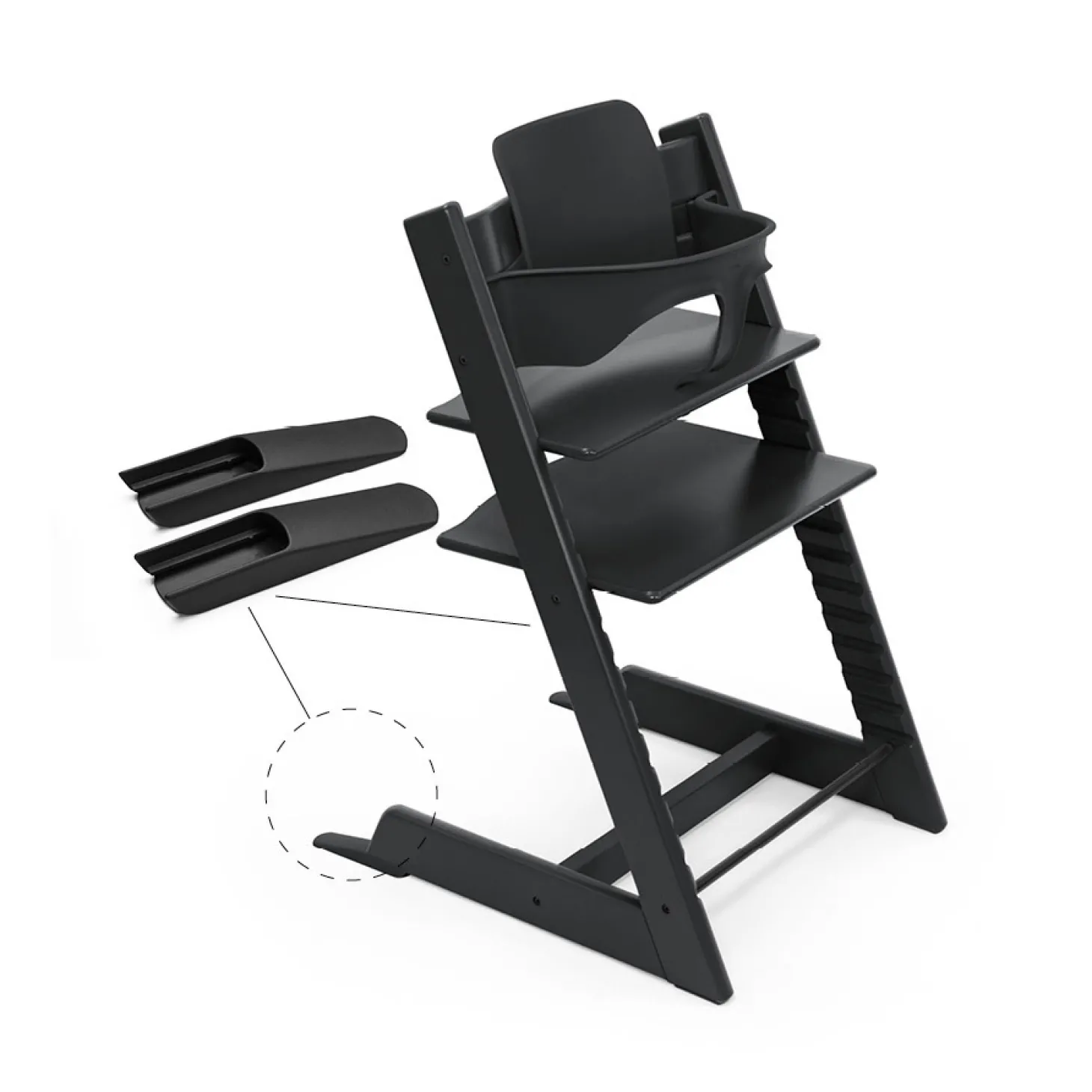 Stokke Tripp Trapp Baby Set 2 Noir