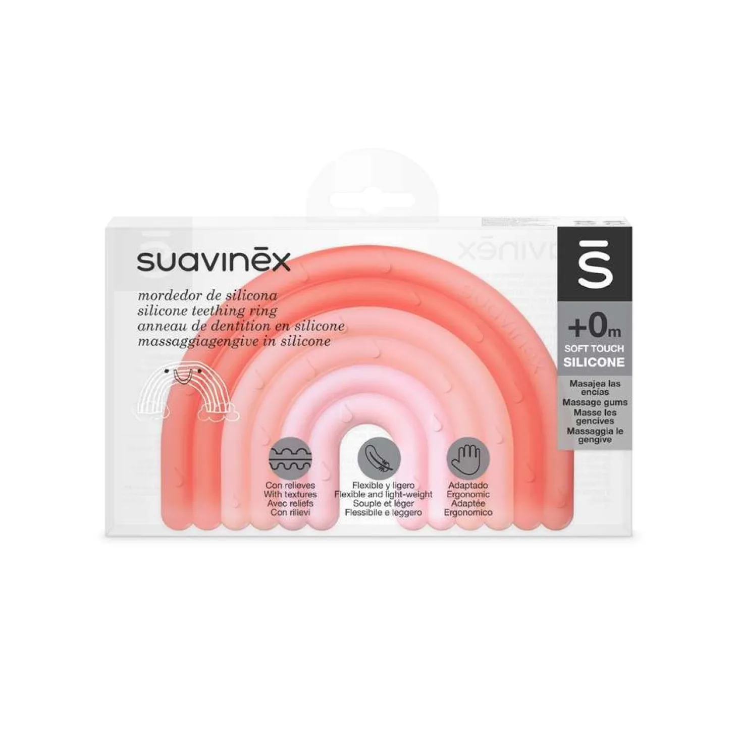 Suavinex Anneau de dentition en silicone 0 mois+