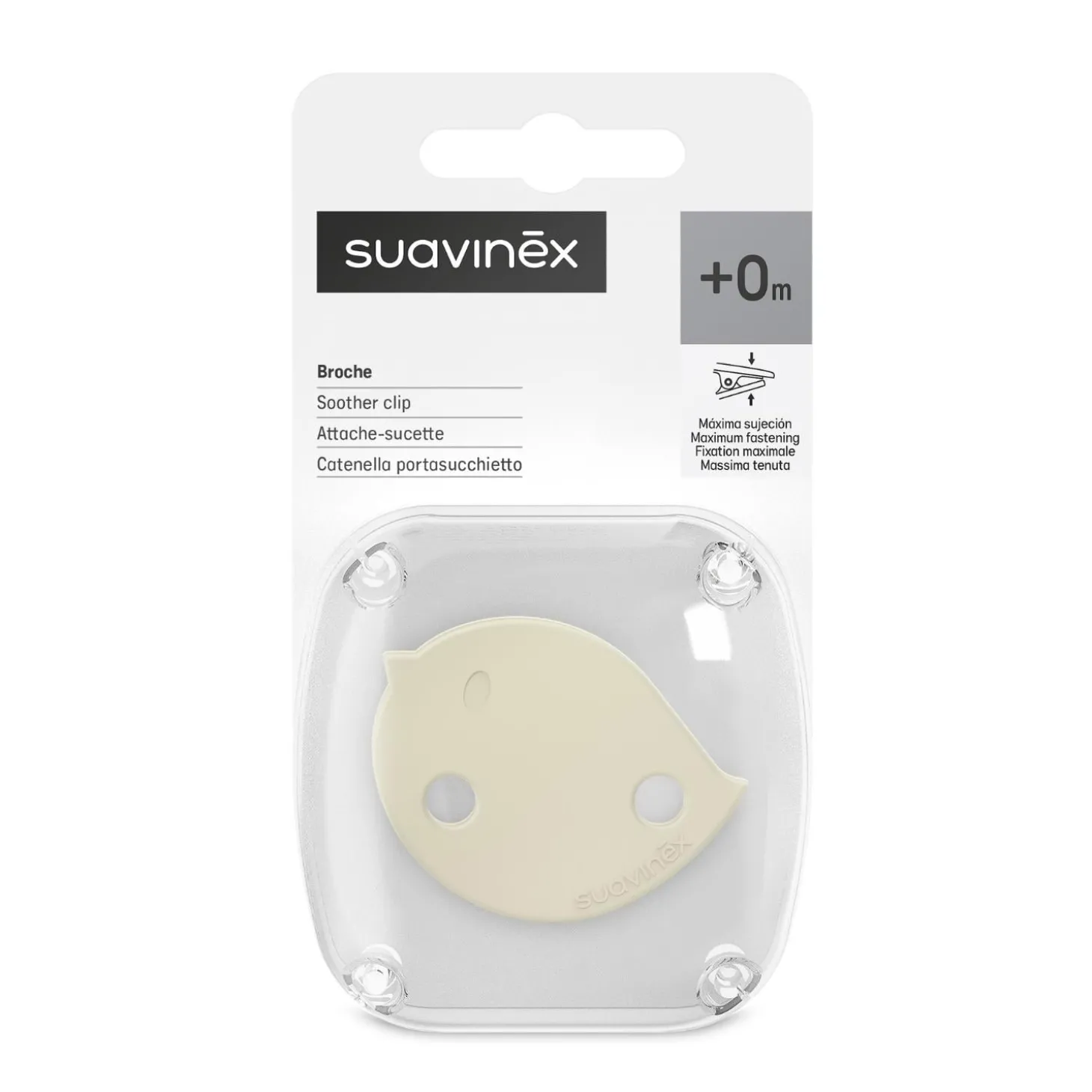 Suavinex Attache-Sucette Chaine Birdies Beige