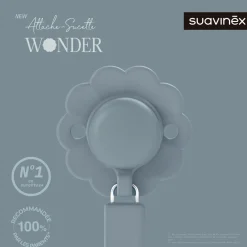 Suavinex                    Attache sucette silicone Wonder    Spring Lake