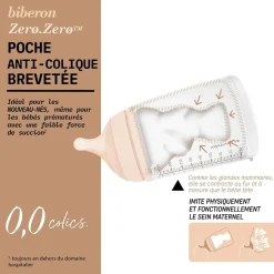 Suavinex Biberon Anti-Colique Zero.Zero Amande Medium - 120 ml
