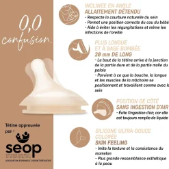 Suavinex Biberon Anti-Colique Zero.Zero Sable Clair Light - 120 ml