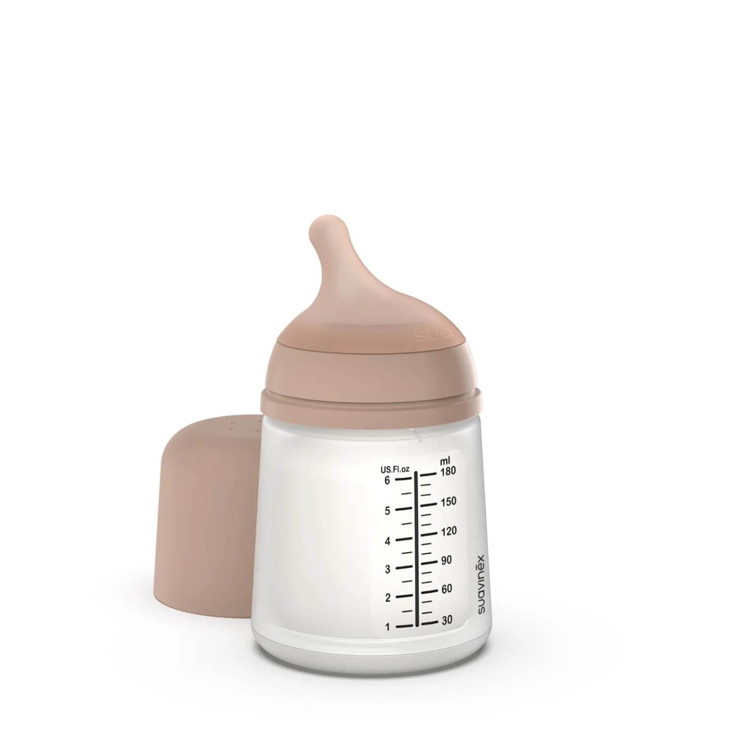 Suavinex Biberon Anti-Colique Zero.Zero Medium Rose