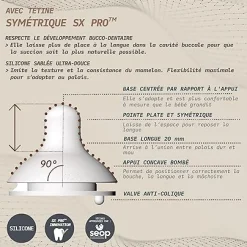 Suavinex Biberon Tetine Sxpro M Wond Beige 270 ml