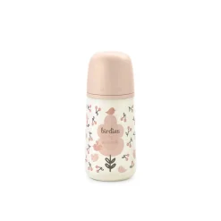 Suavinex                    Biberon Tétine Sxpro M Birdies    Rose            270 ml