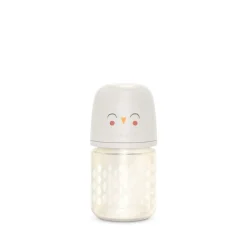 Suavinex                    Biberon verre Bonhomia avec tétine Sxpro S    Beige            120 ml