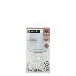 Suavinex                    Biberon Verre Tetine Sxpro    Wond Bleu            120 ml