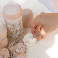 Suavinex Coffret biberon Welcome Baby Set Wonderland Rose