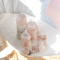 Suavinex                    Coffret biberon Welcome Baby Set Wonderland    Beige