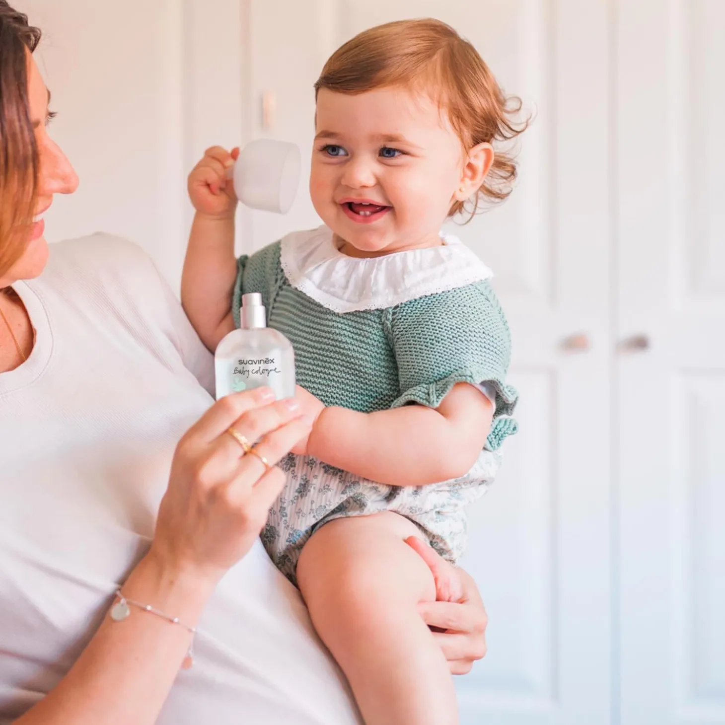 Suavinex Coffret eau de cologne Maman + baby cologne Rose