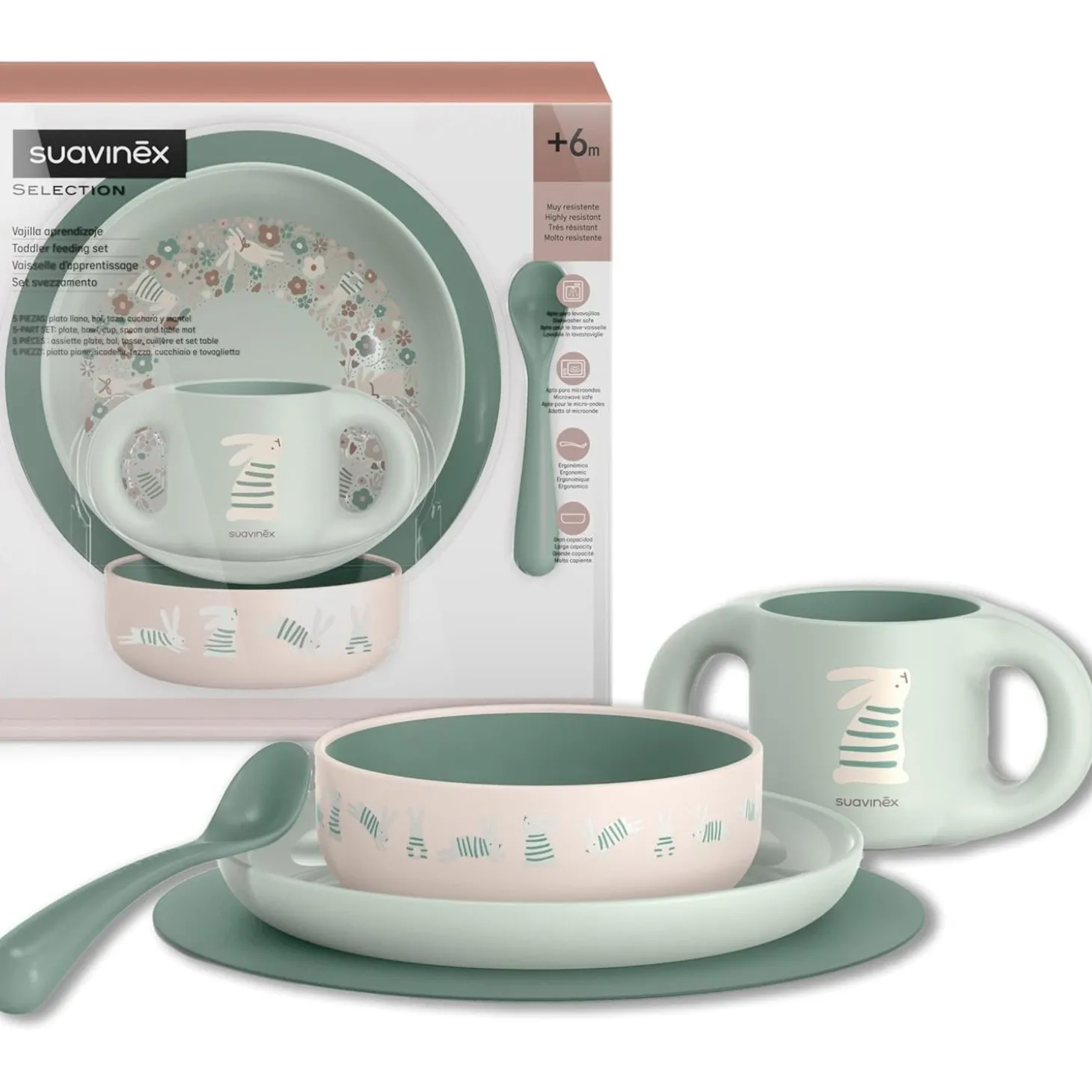 Suavinex Coffret repas Hygge Baby Vert 6 mois+