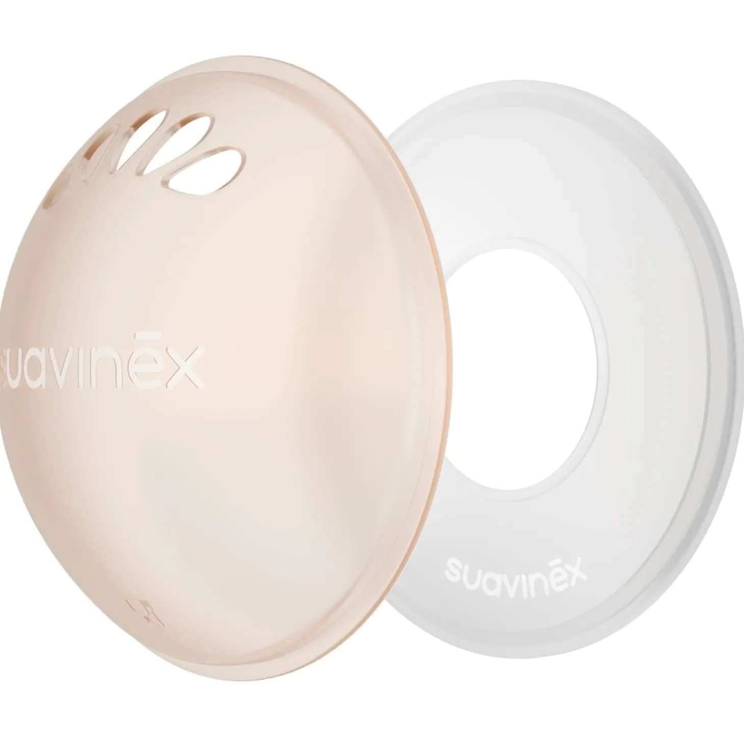 Suavinex 2 coupelles recueille lait + 2 coupelles protectrices