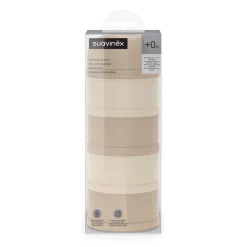 Suavinex                    Doseur De Lait 4 Compartiments Wonderland    Beige