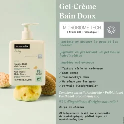 Suavinex Gel Creme Bain Doux Blanc 500 ml