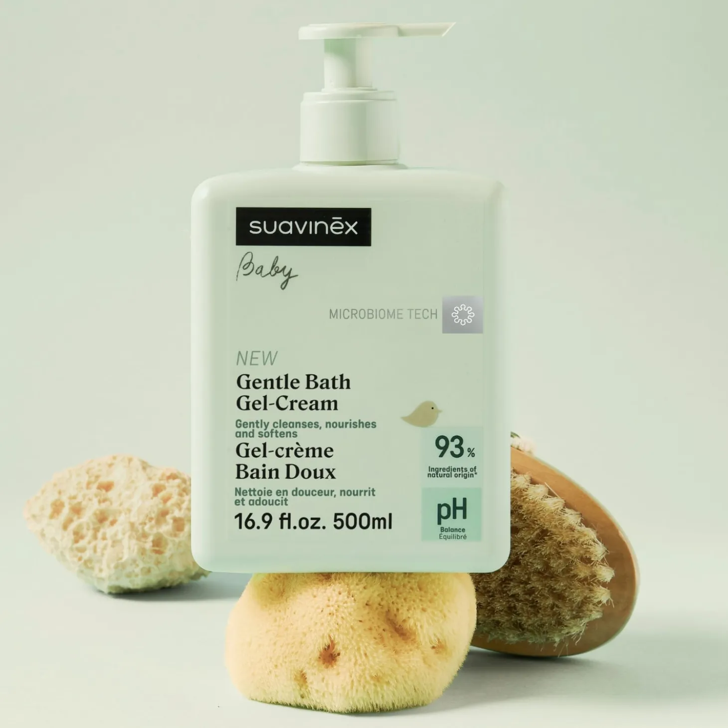 Suavinex Gel Creme Bain Doux Blanc 500 ml