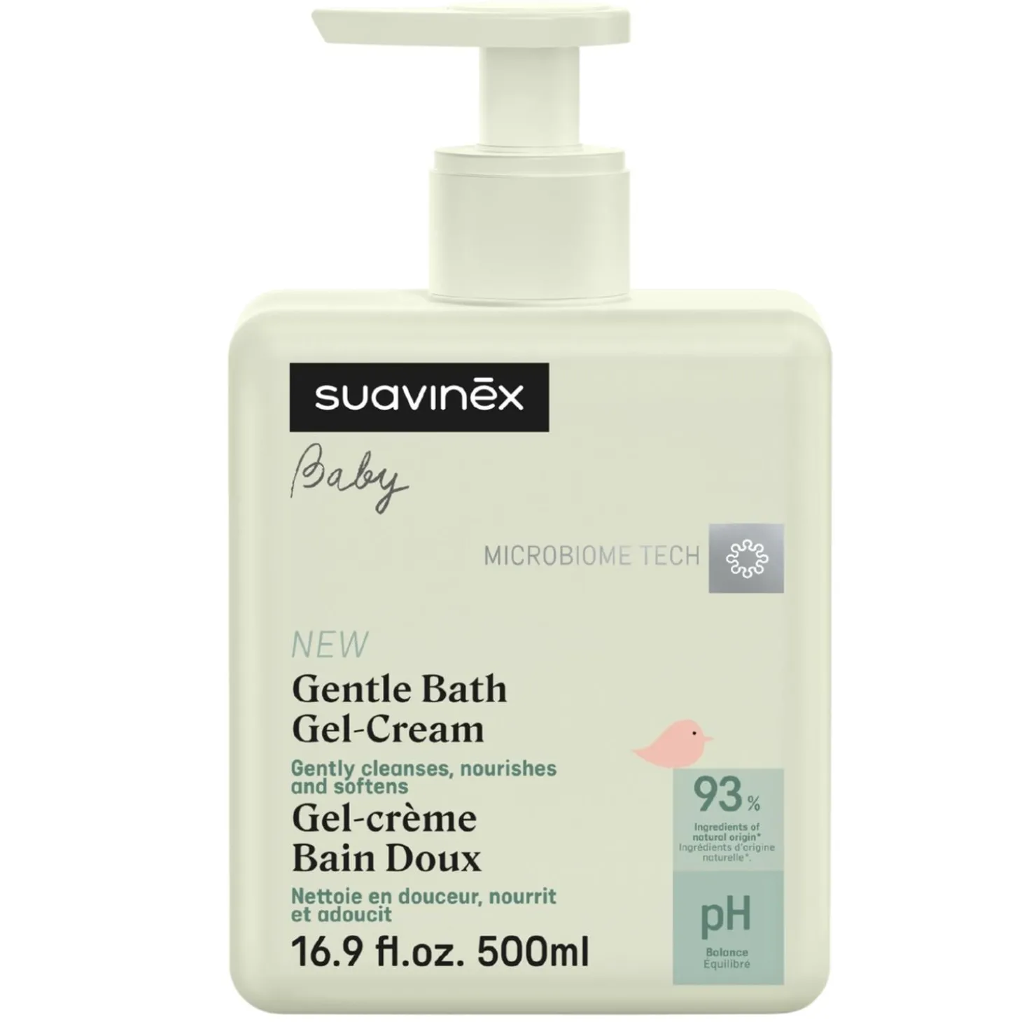Suavinex Gel Creme Bain Doux Blanc 500 ml