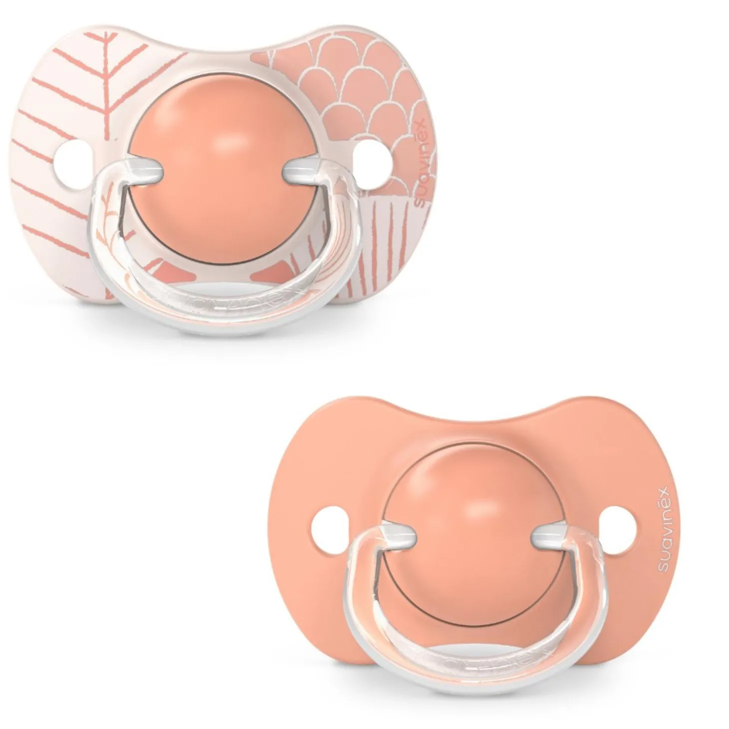 Suavinex Lot de 2 sucettes symetrique Dreams Rose