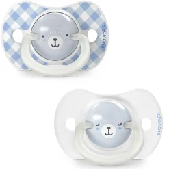 Suavinex                    Lot de 2 Sucettes Symetriques Sxpro Birdies    Beige