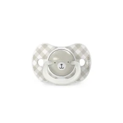 Suavinex                    Lot de 2 Sucettes Symetriques Sxpro Wild&Free    Gris            6-18 mois