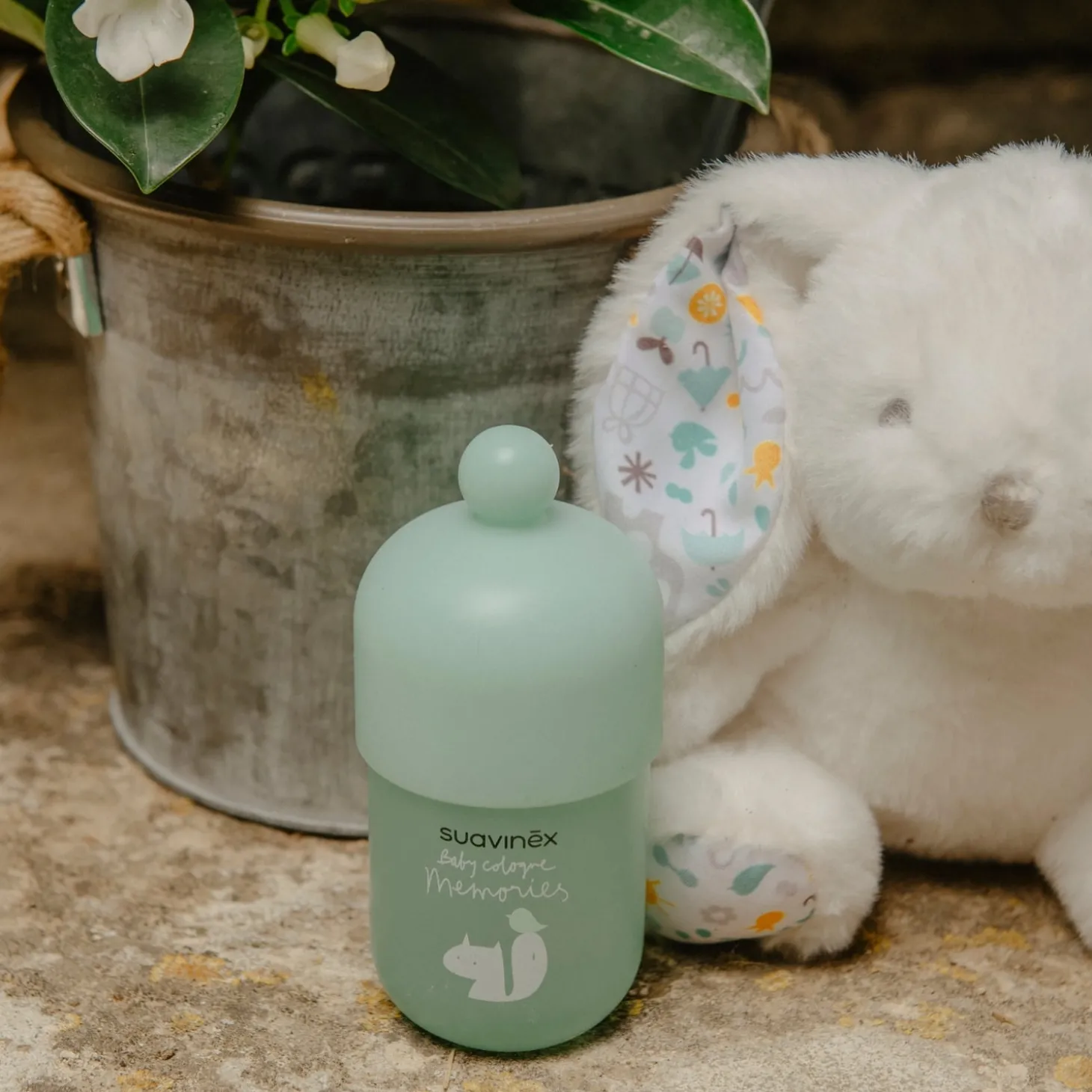 Suavinex Pack Peluche Memories Liberty Blanc