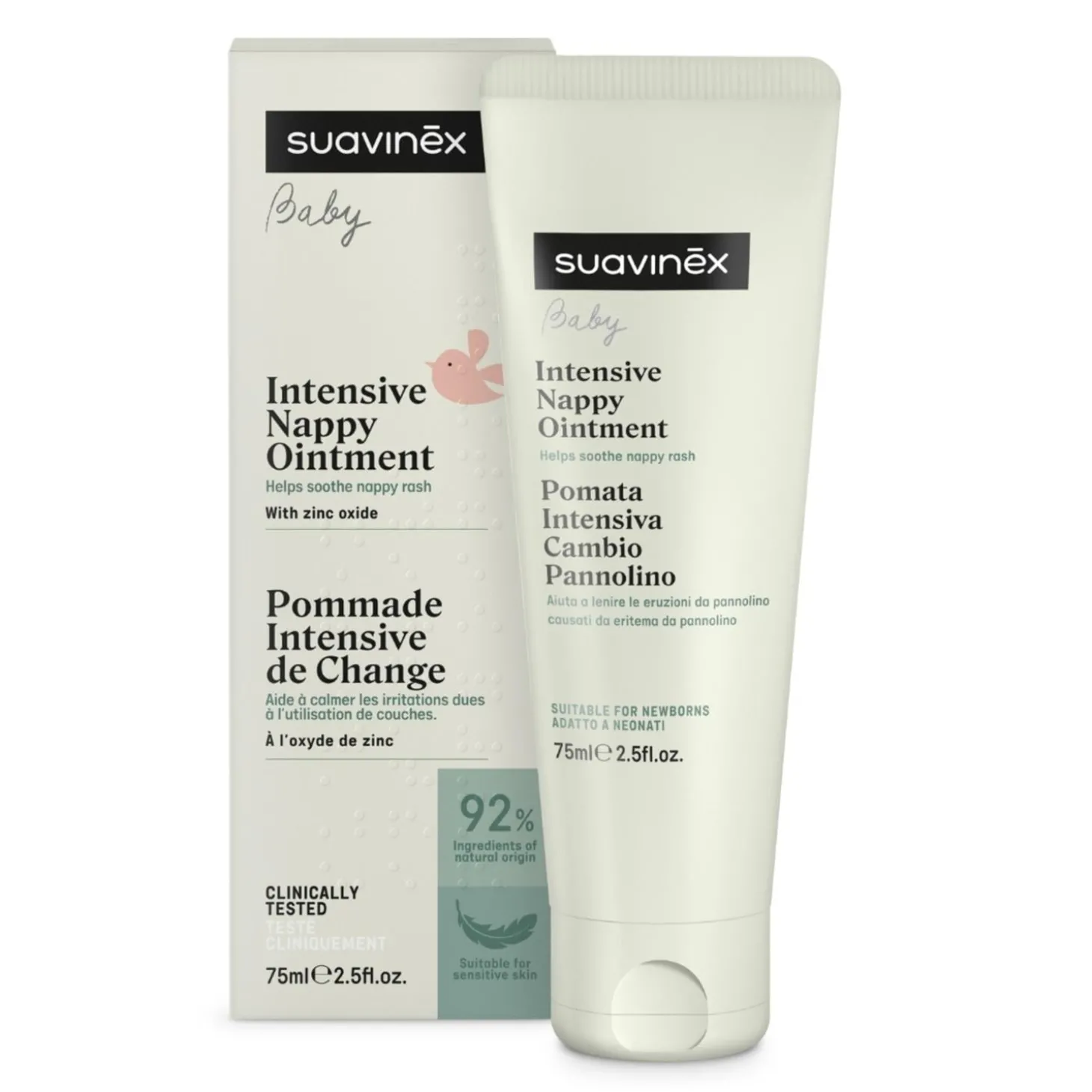 Suavinex Pommade Intensive Pour Le Change Blanc 75 ml