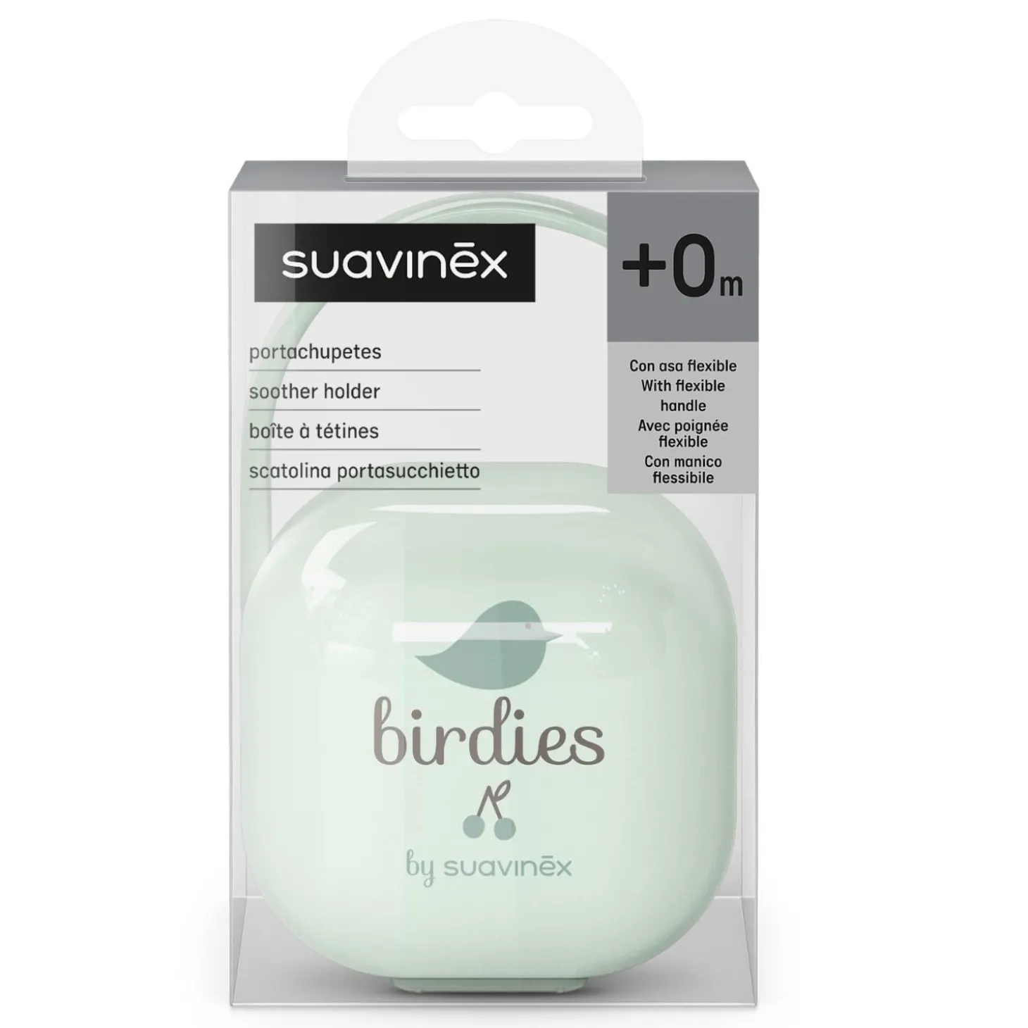 Suavinex Porte-Sucette Birdies Vert