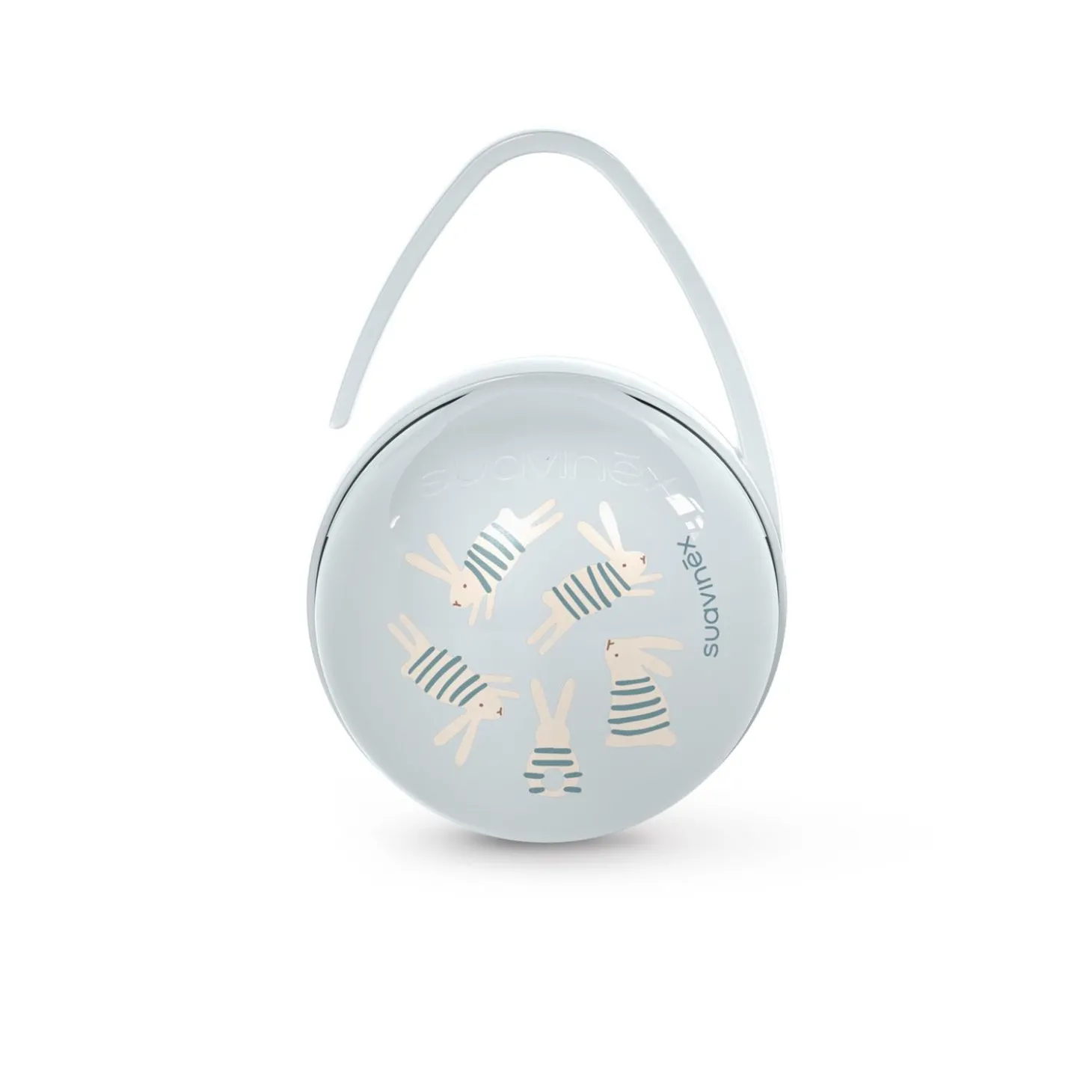 Suavinex Porte Sucette Duo Wonderland Lapin Bleu