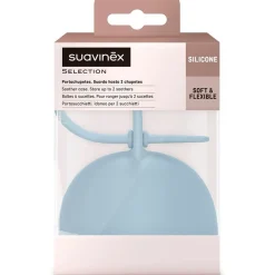 Suavinex Porte-sucettes silicone BLEU