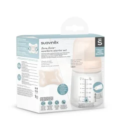 Suavinex                    Set biberon Zero.Zero avec sucette    180 ml