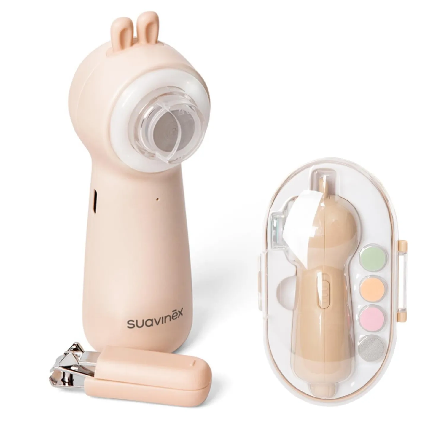 Suavinex Set Lime Électrique + Coupe-Ongles Beige