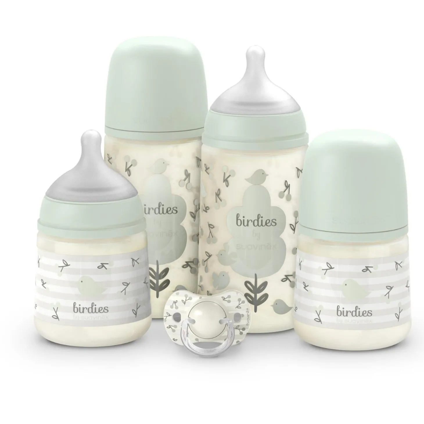 Suavinex Set Nouveau-Ne Birdies Vert