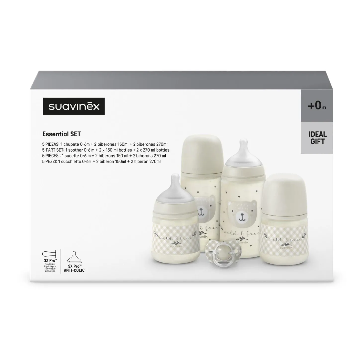 Suavinex Set Nouveau-Ne Wild&Free Beige
