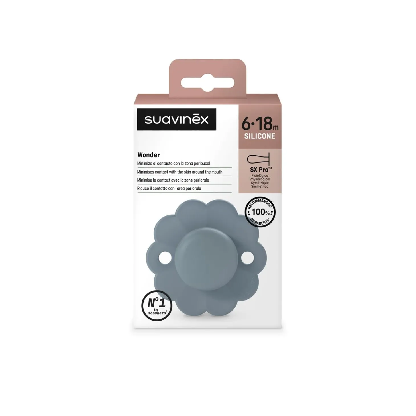 Suavinex Sucette reversible wonder Vert 6-18 mois