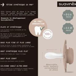 Suavinex Sucette reversible wonder Whitecap Gray 0-6 mois