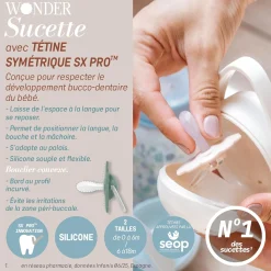 Suavinex                    Sucette Symetrique Sxpro Wonderland    Beige            0-6 mois
