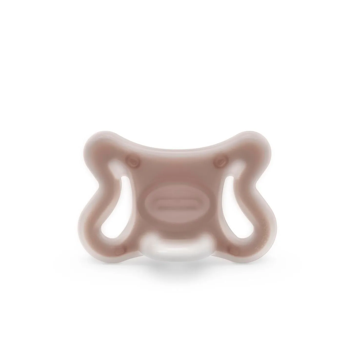 Suavinex Sucette Zero.Zero Symetrique Silicone Deep Marron