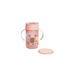 Suavinex                    Tasse 360° Into the Forest    Rose            340ml 12 mois+