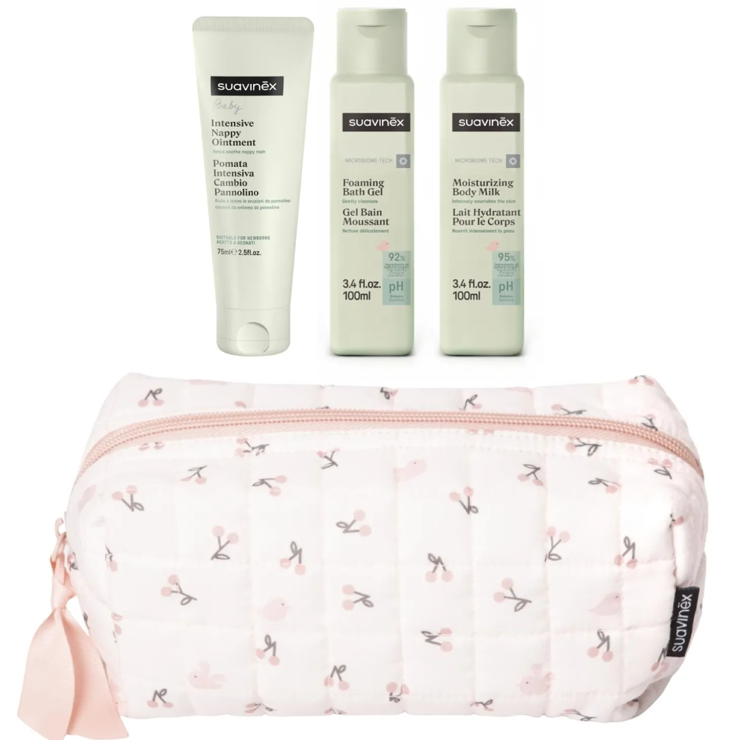 Suavinex Trousse de Toilette Decouverte Birdies Rose