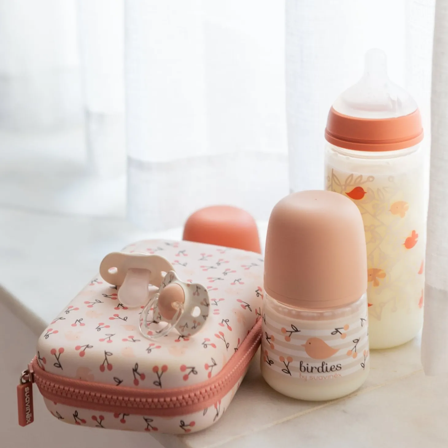 Suavinex Trousse de Toilette Birdies Rose